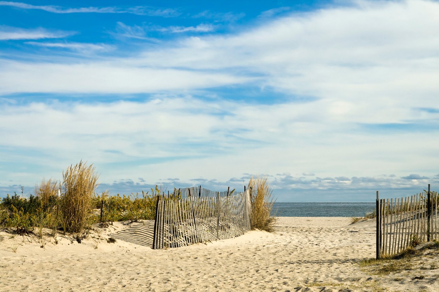 Scenic New Jersey Beach Setting